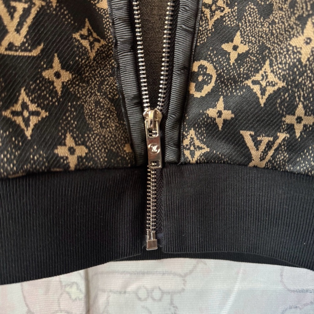 Louis Vuitton Printed Long-Sleeve Jacket (Brown) - Picture 4 of 12